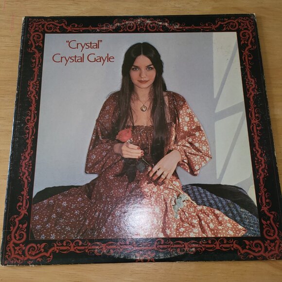 CRYSTAL GAYLE Crystal LP 1976 United Artists Records UA-LA614-G Country Pop LP6 - Picture 9 of 9